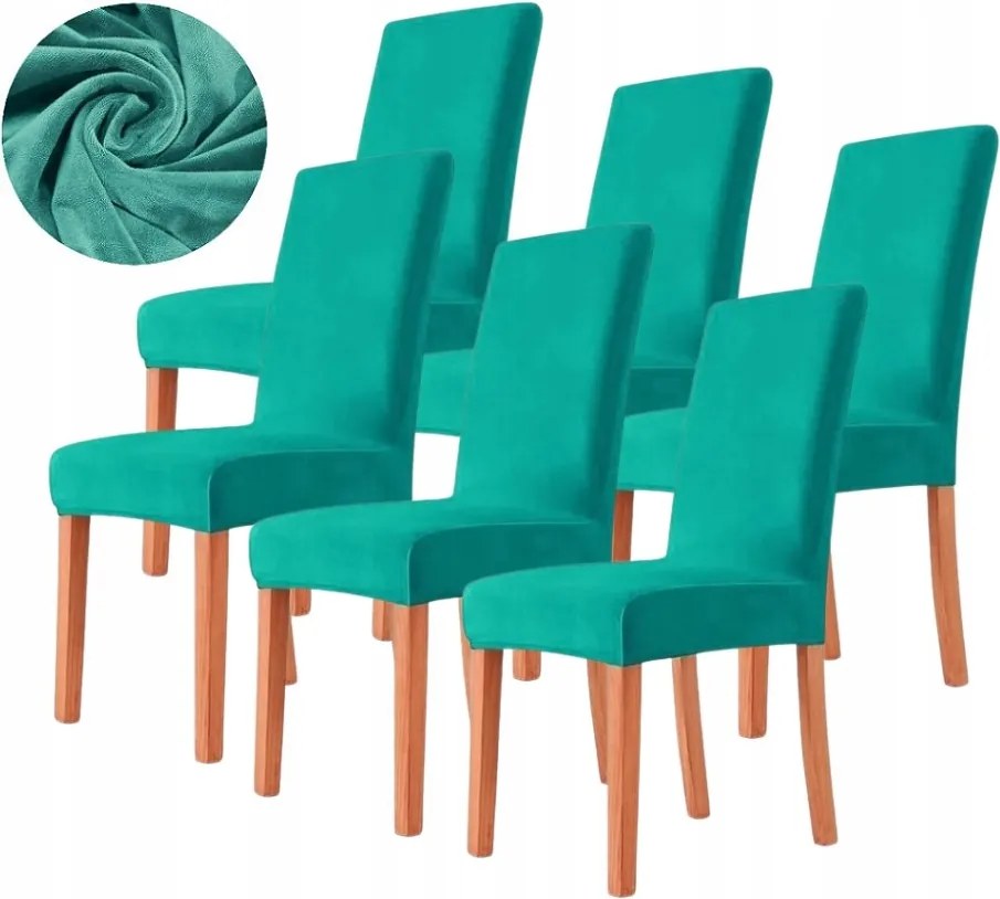 6 Db-os Székhuzat Szett Prémium Velúr Plüss Elasztikus