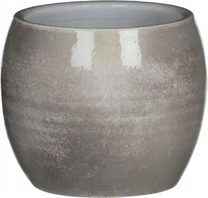 Terrakotta kaspó világosszürke 14x16cm Dekoratív takaró