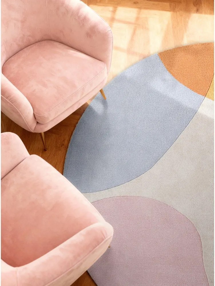 Kézi szövésű gyapjú kerek szőnyeg ø 200 cm Hackney Clarissa – Ted Baker