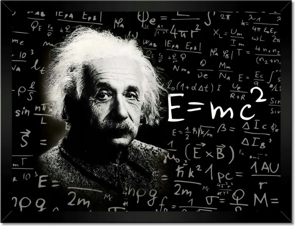 Poszterek keretben 40x30 Albert Einstein