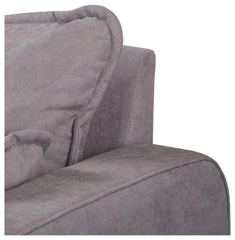 Szürke sarokkanapé (bal oldali) Beata – Ropez