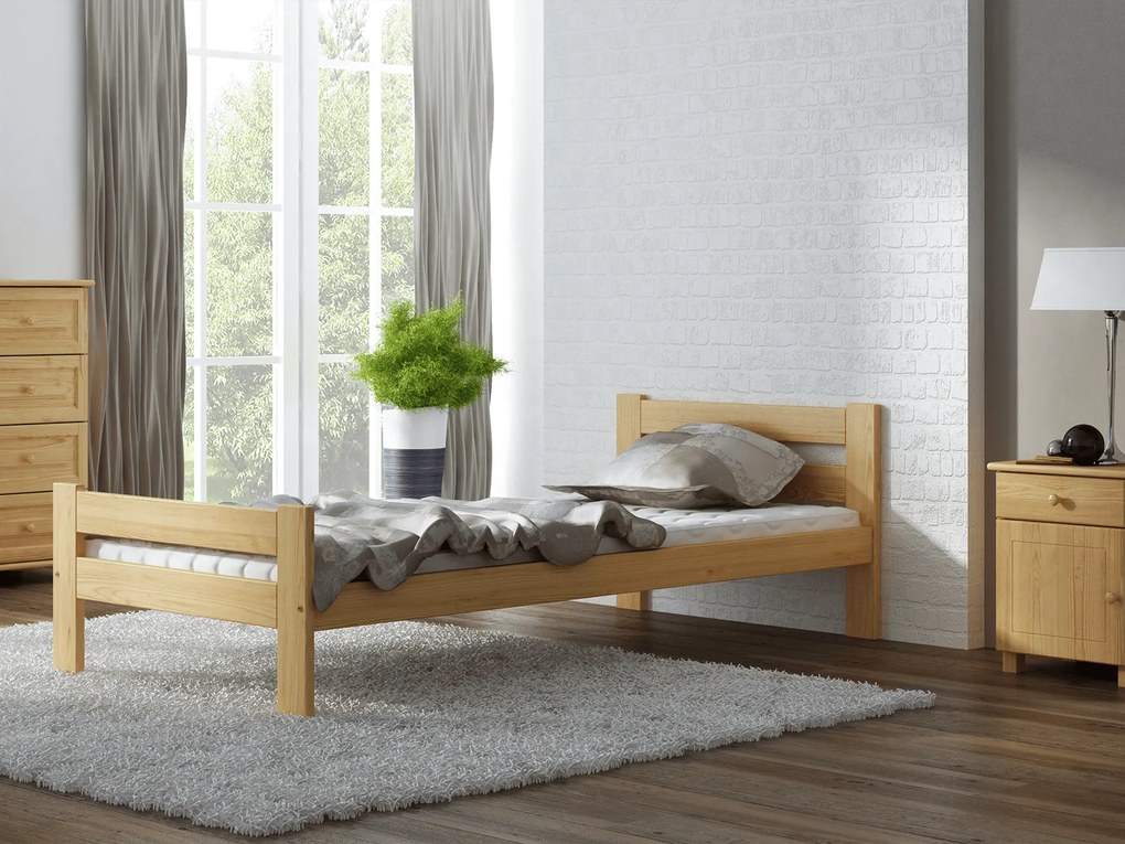 Fa ágy 90x200cm Kenta VitBed fenyő