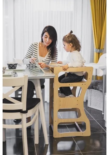 TWINN tanulótorony, 83x45 cm, barna