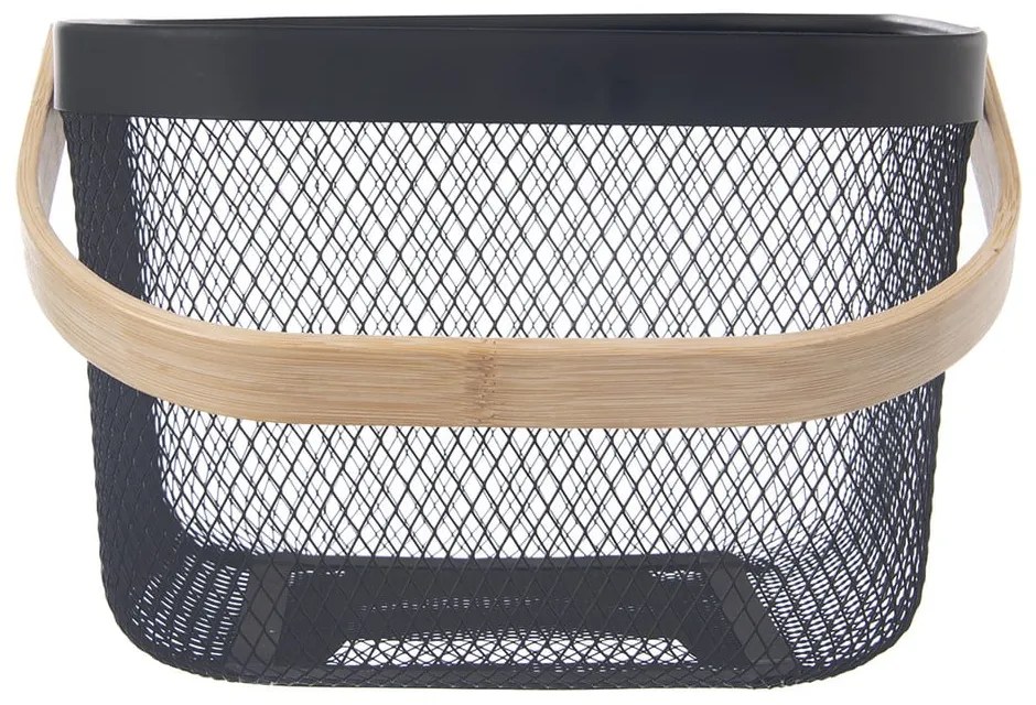 Fémhuzalos fém tárolókosár 24,5x24,5x30 cm Radka – Orion