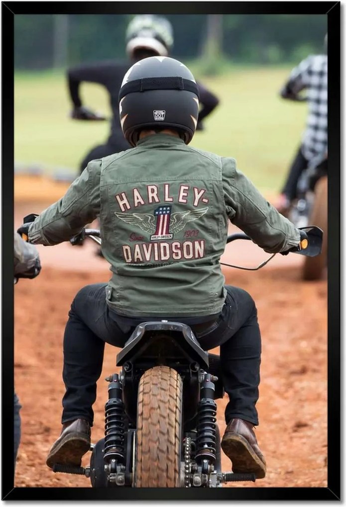 Poszterek keretben 40x60 Harley Davidson Motorkerékpár