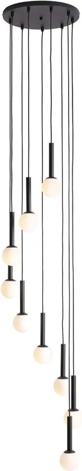 ALDEX 1117N1 RIU Hengeres Függesztett Lámpa Fekete G9 IP20
