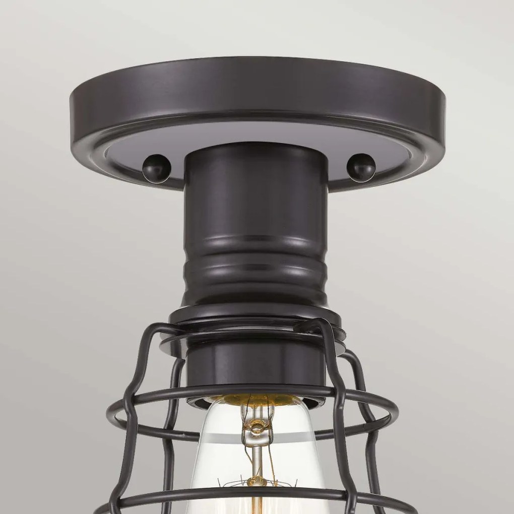 ELSTEAD QZ-MIXON-SF-PN MIXON Loft Mennyezeti Lámpa Barna E27 IP20