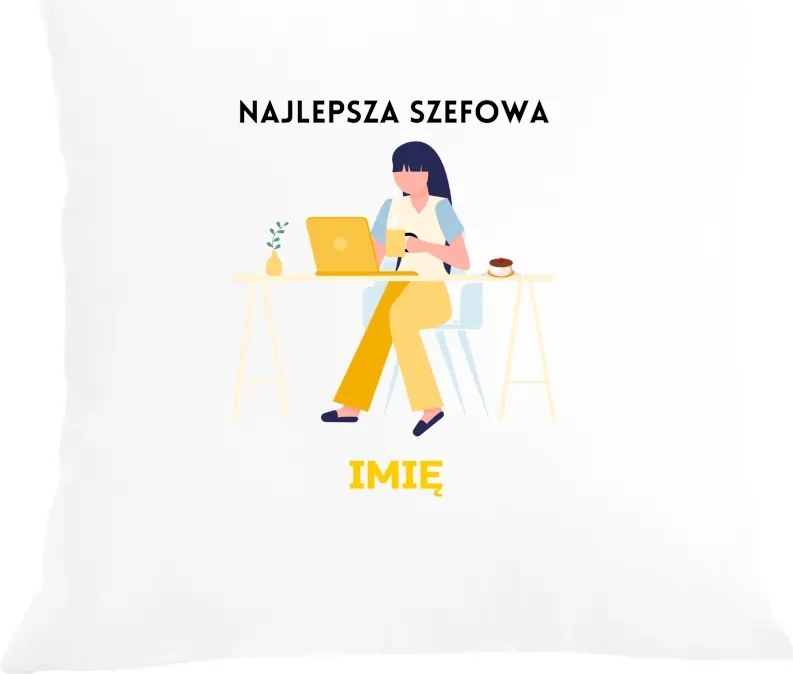 Párna párnahuzat Ajándék Legjobb Főnöknő