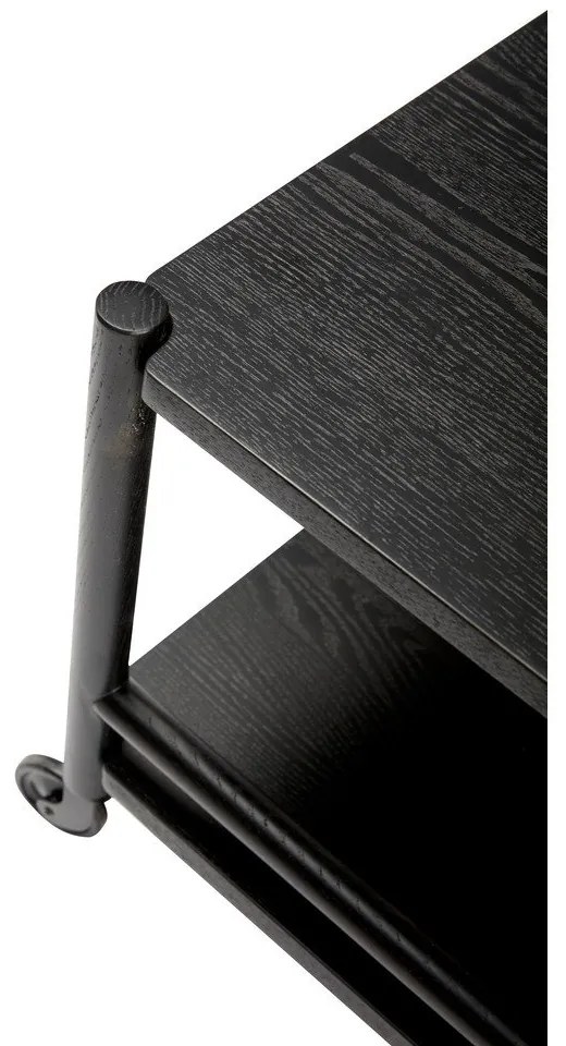 Tölgyfa zsúrkocsi 40x40 cm Norm – Hübsch