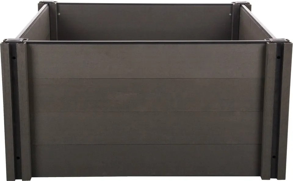 Emelt virágágyás G21 Crop 106 x 106 x 54, WPC,Eben, 54 cm