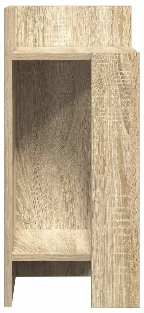 2 db sonoma tölgy kisasztal polccal 25,5 x 27 x 60 cm