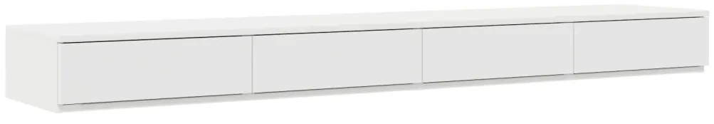 Ágyfiókok fiókkal Fehér 180 x 36.5 x 16.5 cm Faanyag