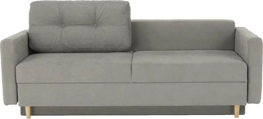 Szófa kinyitható, szürke anyag Queens, AURELIA