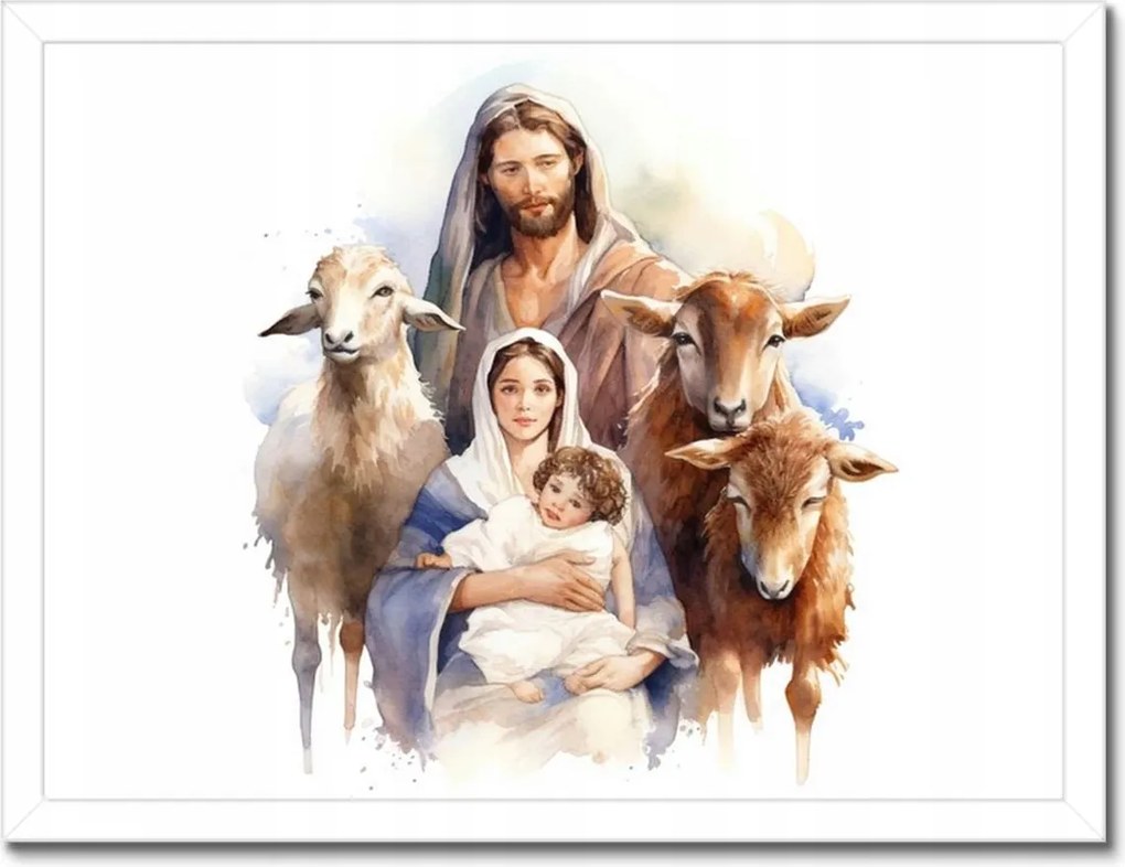 Poszterek keretben 40x30 Szent család