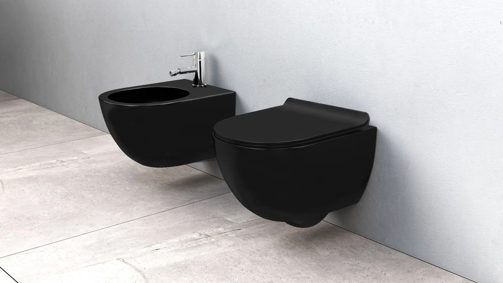 Bidé Carlo Mini Black Mat