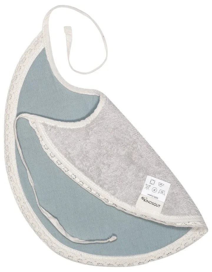 Paris szürke muszlin előke - Kindsgut