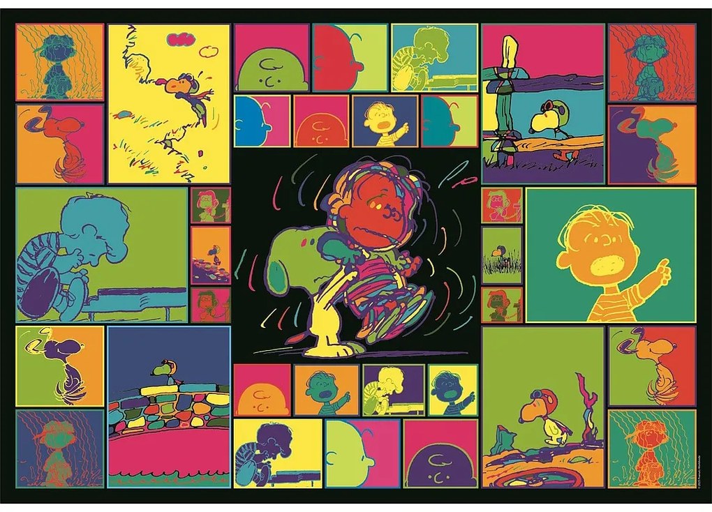 Snoopy Icons in Color 1000 db-os Compact puzzle Clementoni