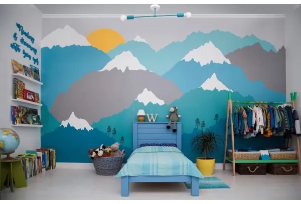 Felületre szerelhető csillár CAMBRIDGE 2xE27/15W/230V kék