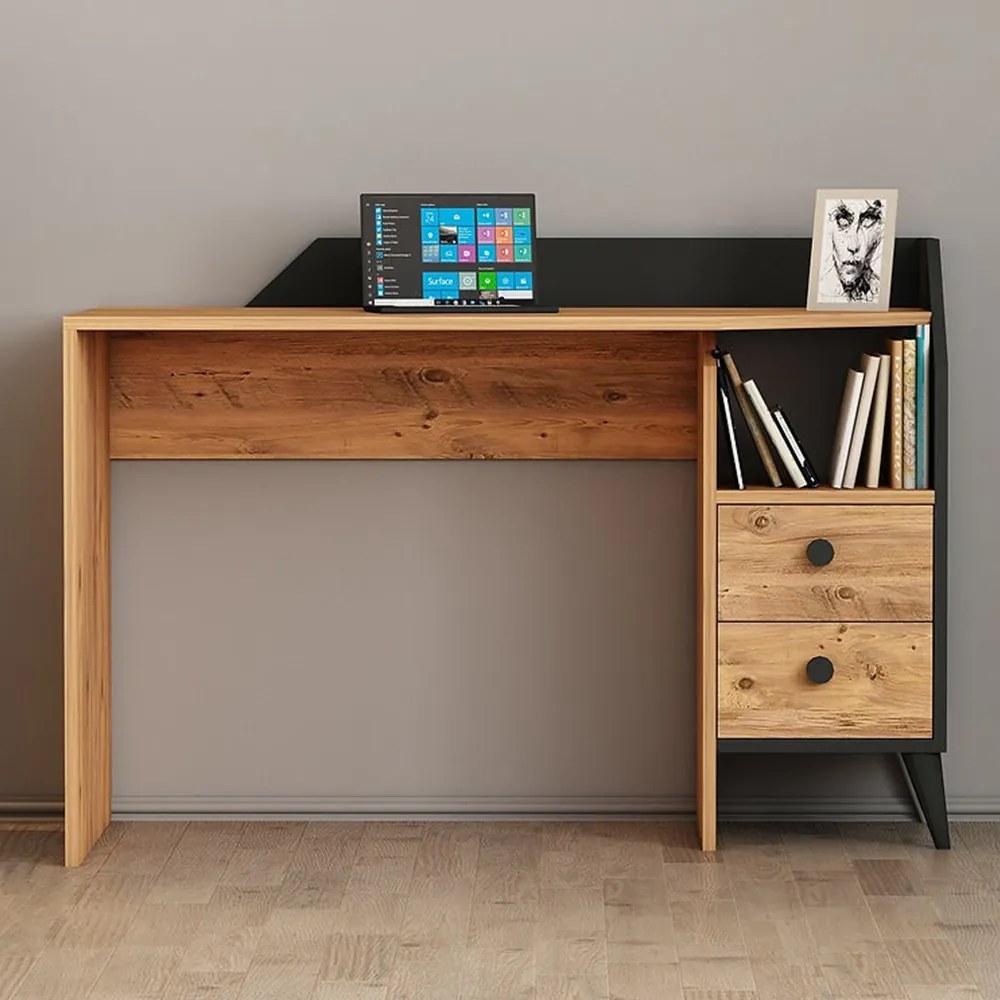 Fiókos dohányzóasztal 80x48x35 cm fehér BC-01