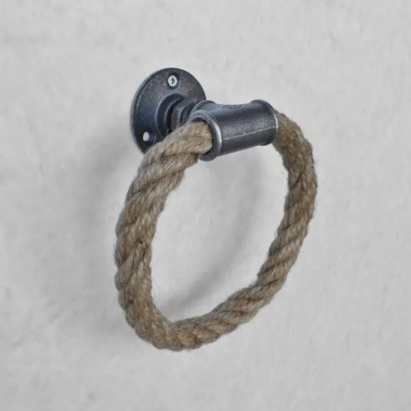 Törölközőtartó BORURAF 20x20 cm bézs