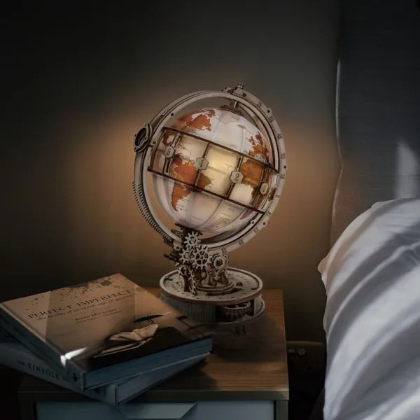 RoboTime - 3D fa mechanikus puzzle Világító gömb