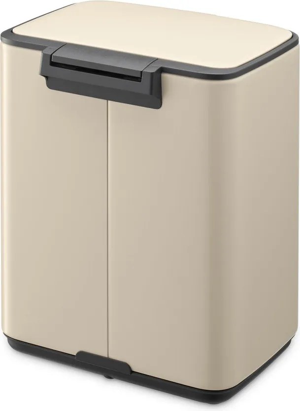 Bézs acél pedálos szemetes 7 l Bo – Brabantia