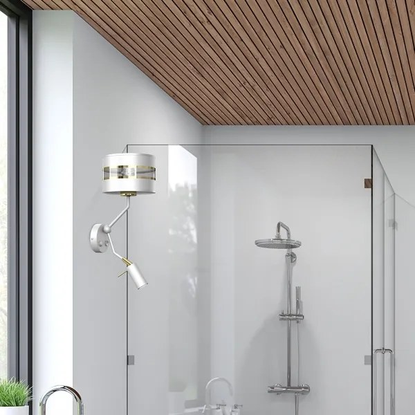 Fali lámpa ULTIMO 1xE27/40W/230V + 1xGU10/MR11/7W fehér