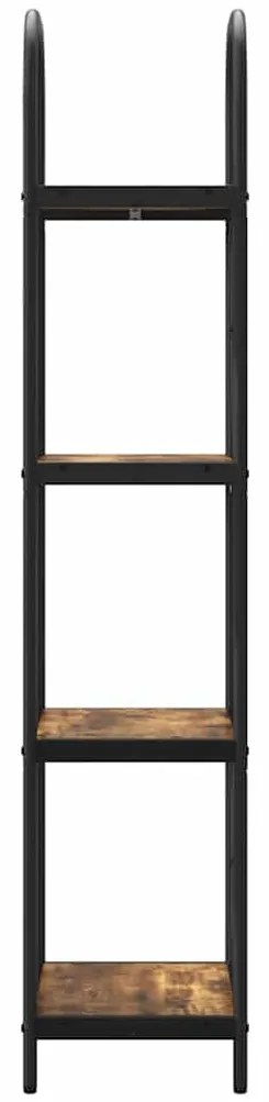 Könyvespolc Füstölt tölgy 40 x 30 x 146 cm Faanyag