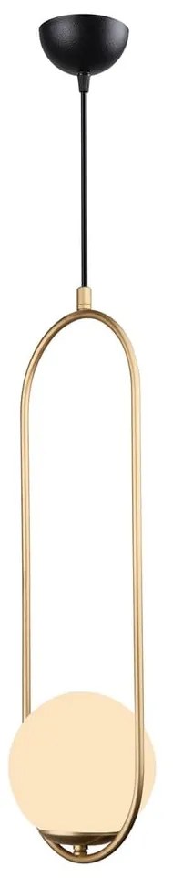 Arch aranyszínű függőlámpa, magasság 146 cm - Squid Lighting
