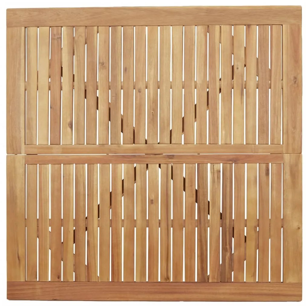 tömör akácfa négyzet alakú kerti asztal 110 x 110 x 75 cm