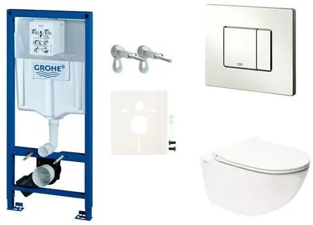 Fali WC szett GROHE előtétfalas szereléshez + SAT Infinitio WC SIKOGRSINF2S