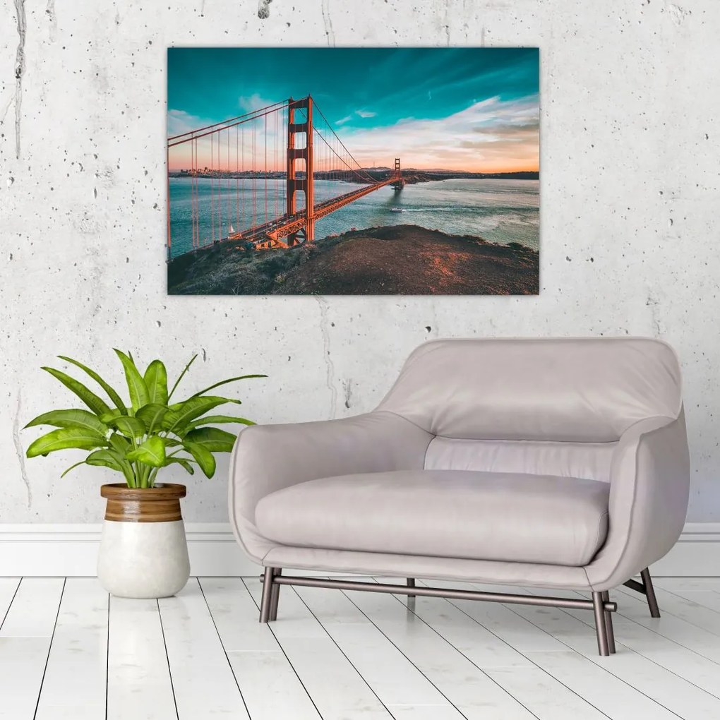 Kép - Golden Gate, San Francisco (90x60 cm)