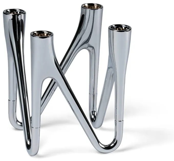 Roots ezüstszínű gyertyatartó - Morsø