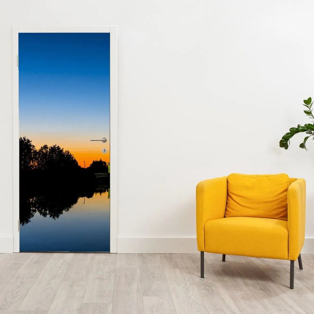 Fotótapéta ajtóra - Naplemente (95x205cm)