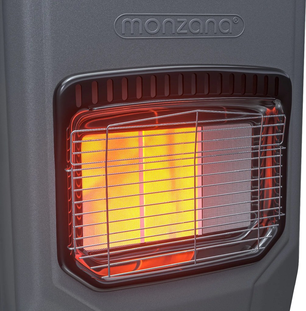 monzana® Gázmelegítő 72x38x42 cm - fekete