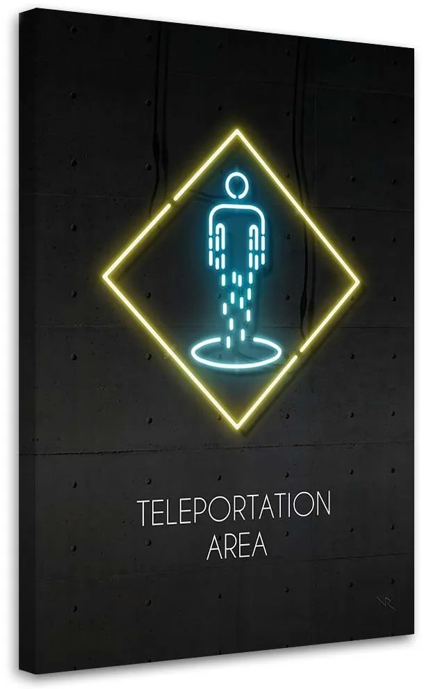 Gario Vászonkép Teleportációs zóna - Rubiant Méret: 70 x 100 cm