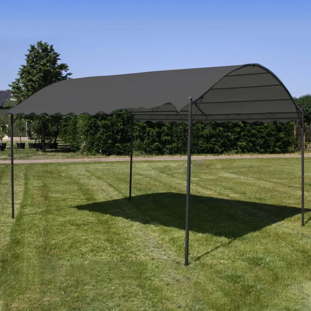 antracitszürke napellenző 3 x 4 m