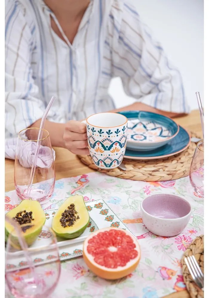 Porcelán négyszemélyes étkészlet 20 db-os Hestia – Bonami Essentials