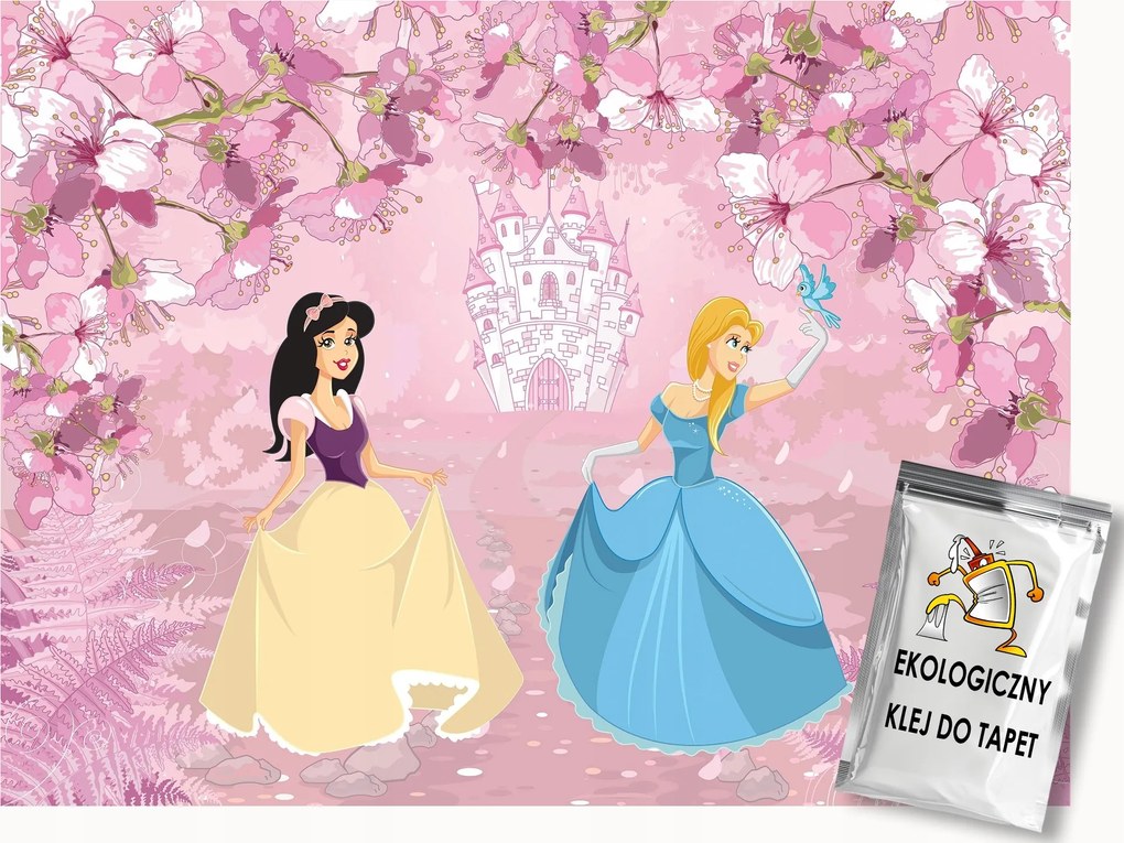 Fotótapéta Flizelina Gyerekeknek Hercegnők Mese 300x210 ragasztó