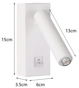 Brilagi - LED Fali spotlámpa MAYA 1xG9/7W/230V fehér