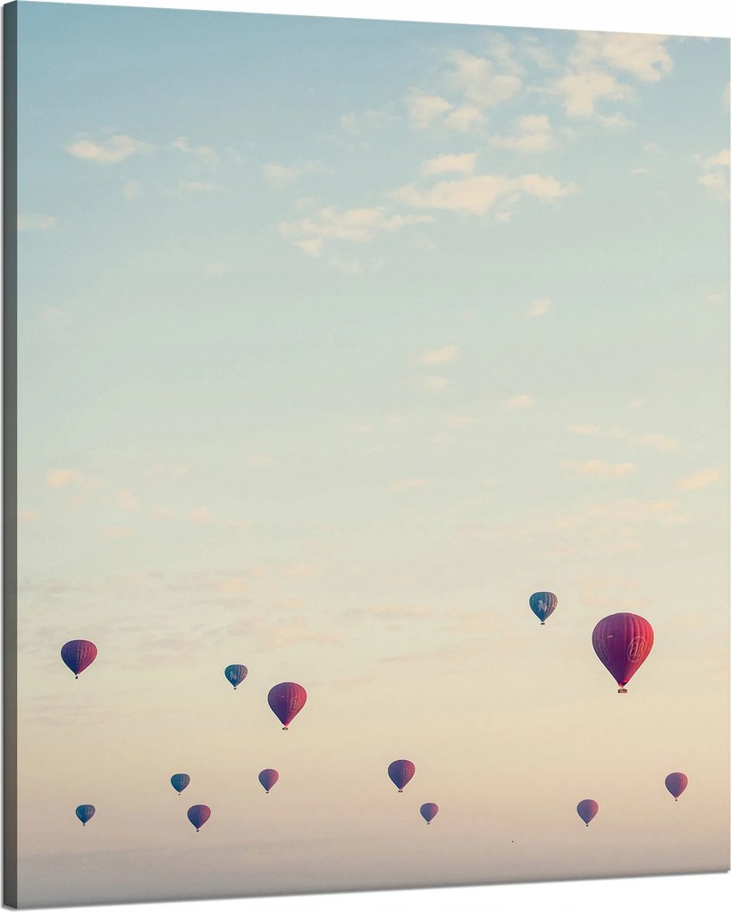 Vászonkép Ifjúsági Léggömbök Ég Természet Naplemente 80x100