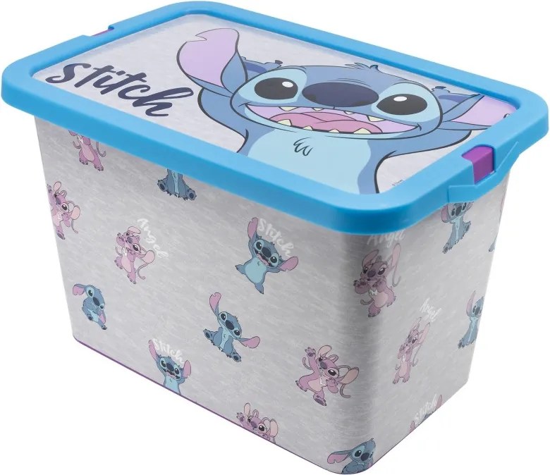 Disney Lilo és Stitch, A csillagkutya Angel műanyag tároló doboz 7 L
