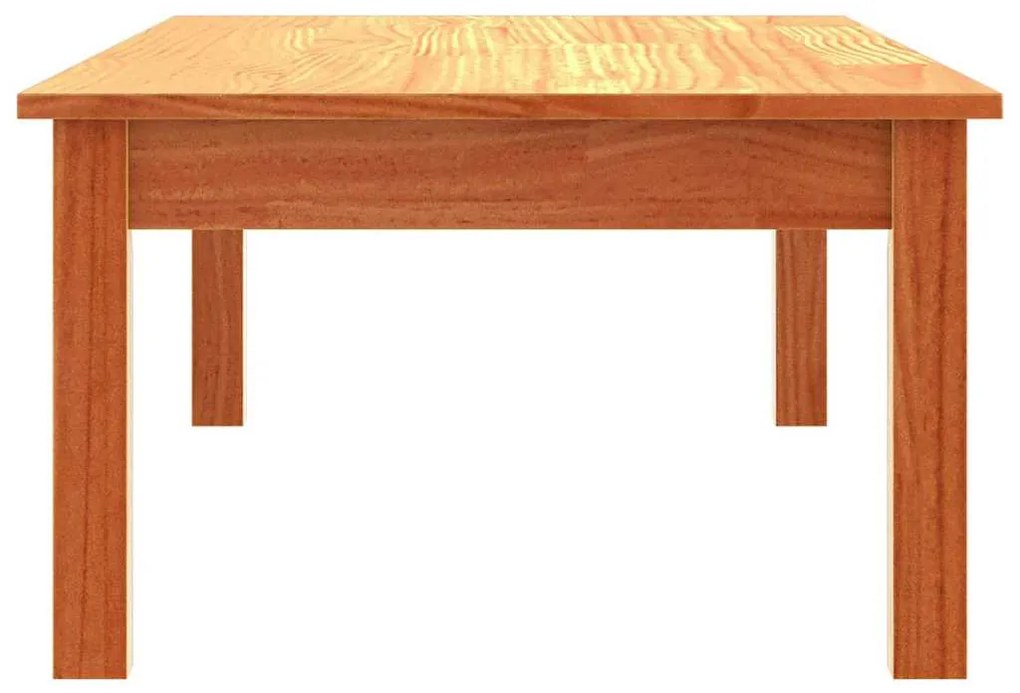 vidaXL Dohányzóasztal Max Barna 110 x 50 x 30 cm Tömör fenyőfa