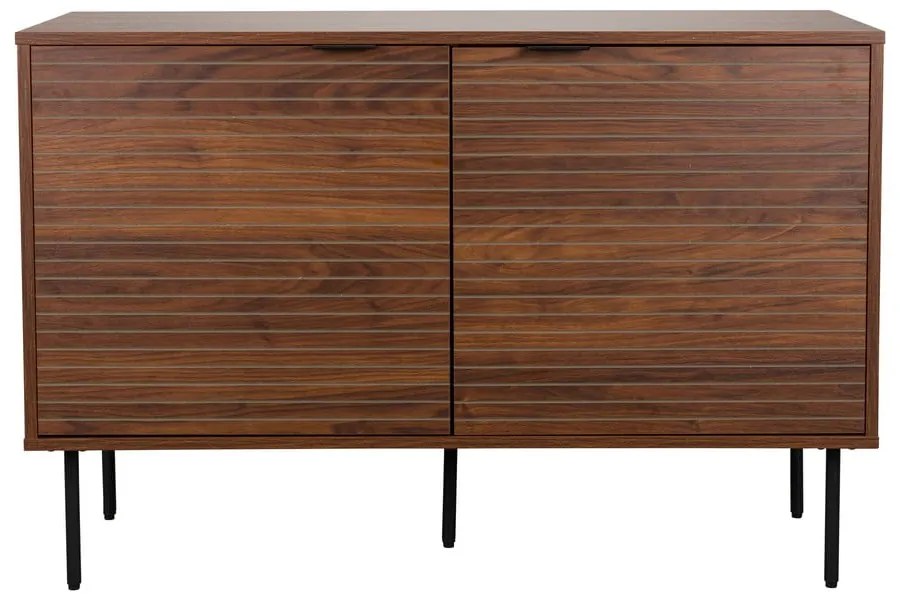 Barna komód diófa dekorral 110x74x40 cm Stripes – White Label