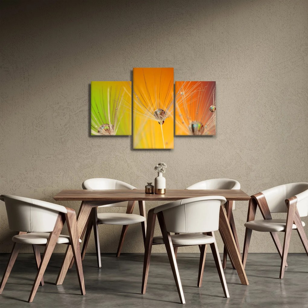 Cseppek a növényen képe (90x60 cm)