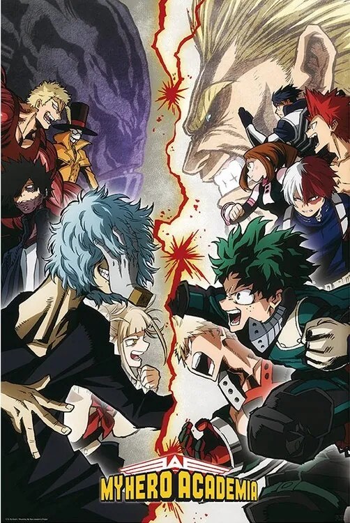 Plakát My Hero Academia - Heroes VS. Villains