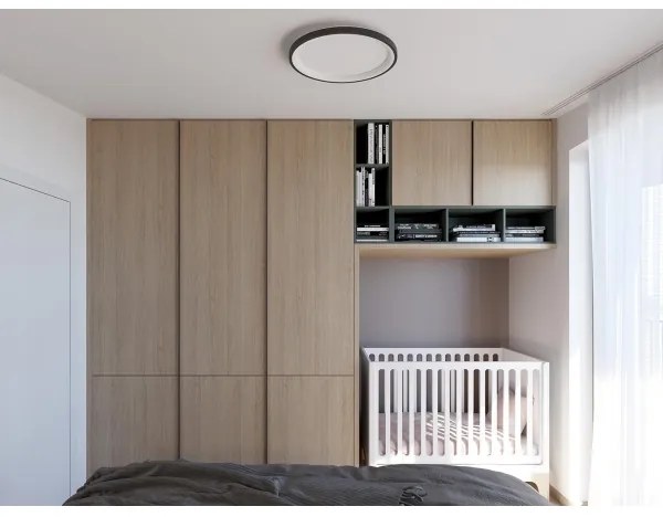 LED2 - LED Mennyezeti lámpa BELLA LED/48W/230V 3000K/4000K fekete