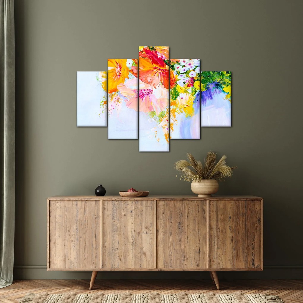 Kép - Virágok, festmény (150x105 cm)