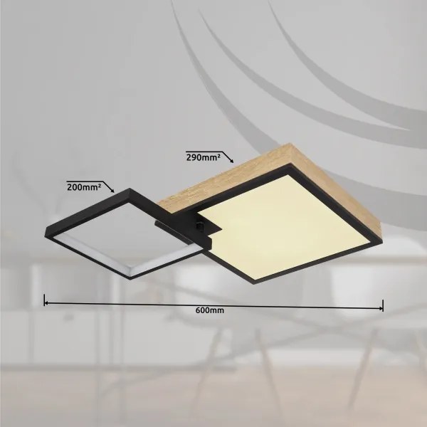 Globo 41392-21 - JACKY LED RGBW dimm. lámpa 21W+3W, 230V, távirányítóval