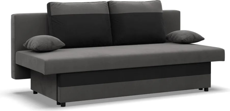 Sony kanapé, szövet anyag, bonell töltet, szürke - fekete
